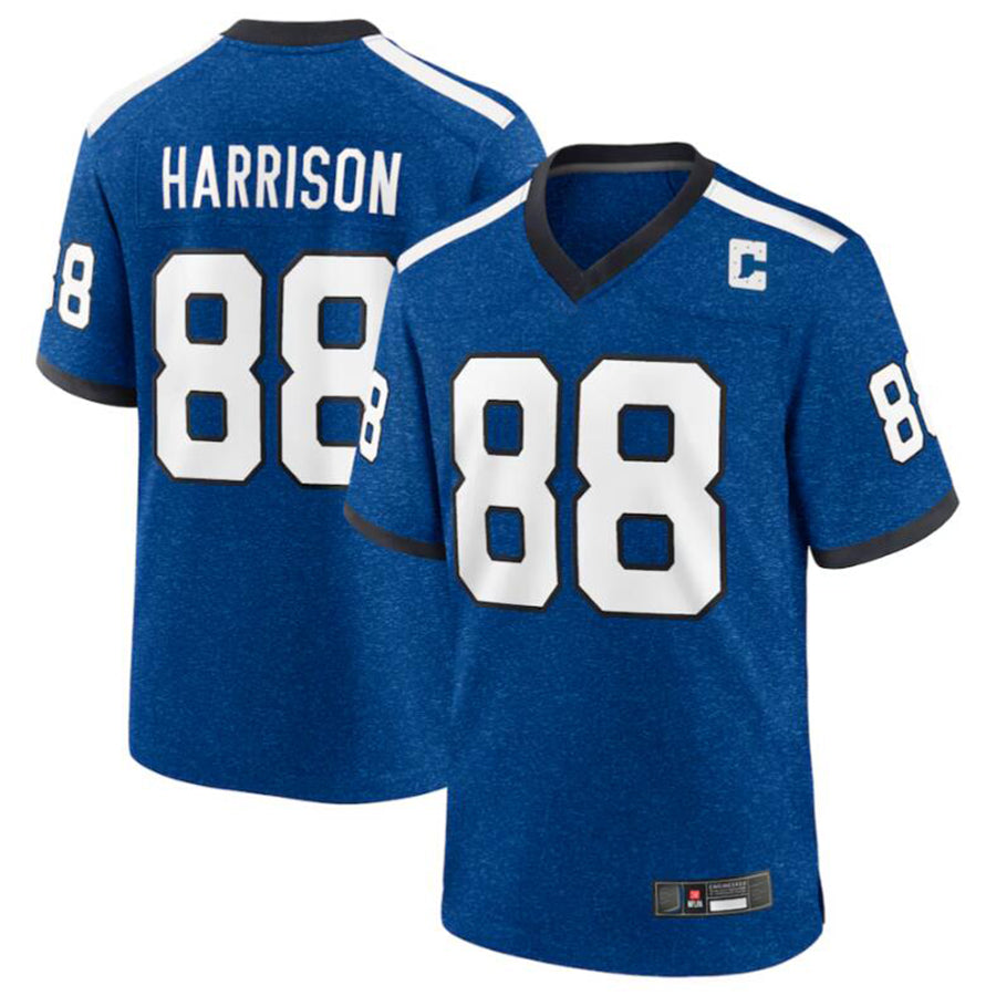 I.Colts #88 Marvin Harrison Royal Indiana Nights Alternate Game Jersey American Stitched Football Jerseys