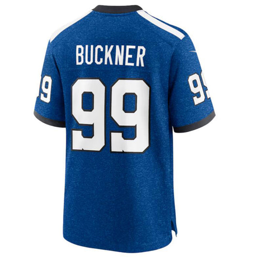 I.Colts #99 DeForest Buckner Royal Indiana Nights Alternate Game Jersey American Stitched Football Jerseys