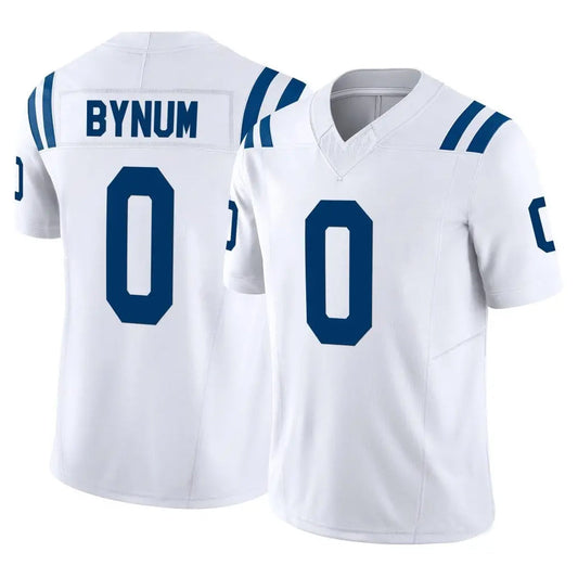 IN.Colts #0 Camryn Bynum Player White Vapor F.U.S.E. Limited Football Jerseys