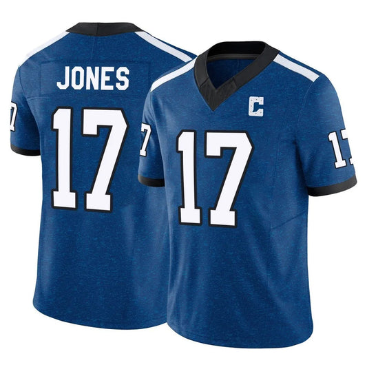 IN.Colts #17 Daniel Jones Player Royal Vapor F.U.S.E. Limited Football Jerseys