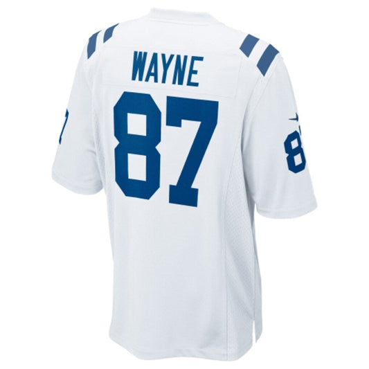 IN.Colts #87 Reggie Wayne Player White Game Football Jerseys