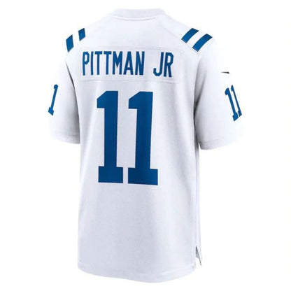 I.Colts #11 Michael Pittman JR White Stitched Player Vapor Game Football Jerseys