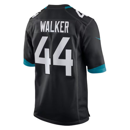 J.Jaguars #44 Travon Walker Player Black Player Game Stitched American Football Jerseys