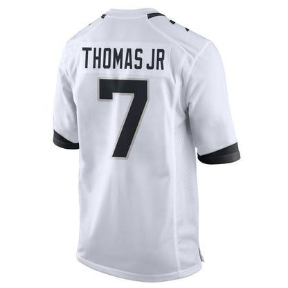 J.Jaguars #7 Brian Thomas Jr Player White Home Game Football Jerseys