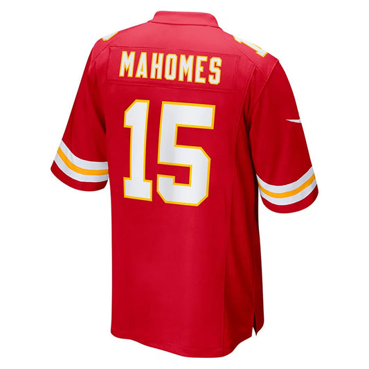 KC.Chiefs #15 Patrick Mahomes Player Red Home Game Football Jerseys