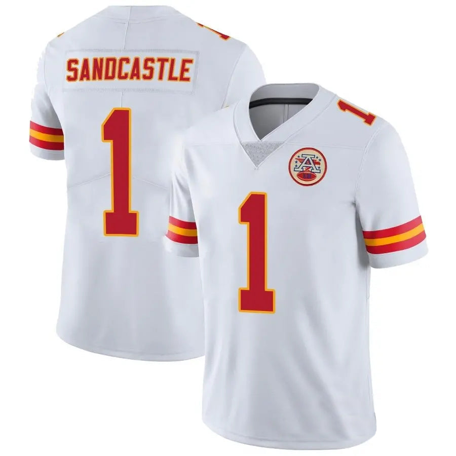KC.Chiefs #1 Xavier Worthy Player White Vapor Limited Stitched Football Jerseys