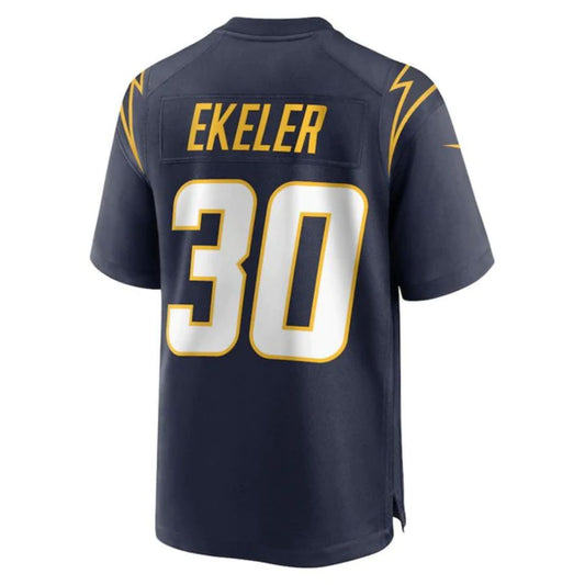 LA.Chargers #30 Austin Ekeler Navy Stitched Player Game Football Jerseys