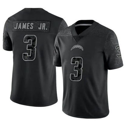 H.Texans #3 Tank Dell Player Black RFLCTV Limited Football Jerseys