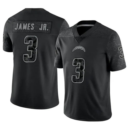 H.Texans #3 Tank Dell Player Black RFLCTV Limited Football Jerseys