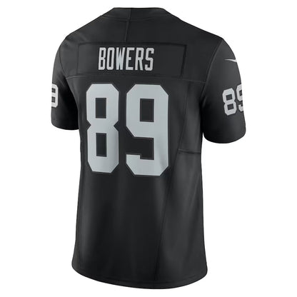 LV.Raiders #89 Brock Bowers Player White Game American Football Jerseys