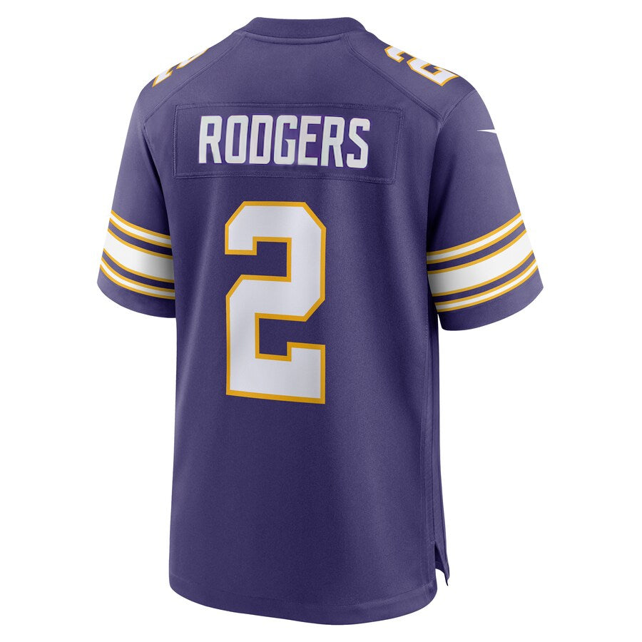 MN.Vikings #2 Isaiah Rodgers Player Purple Classic Game Football Jerseys