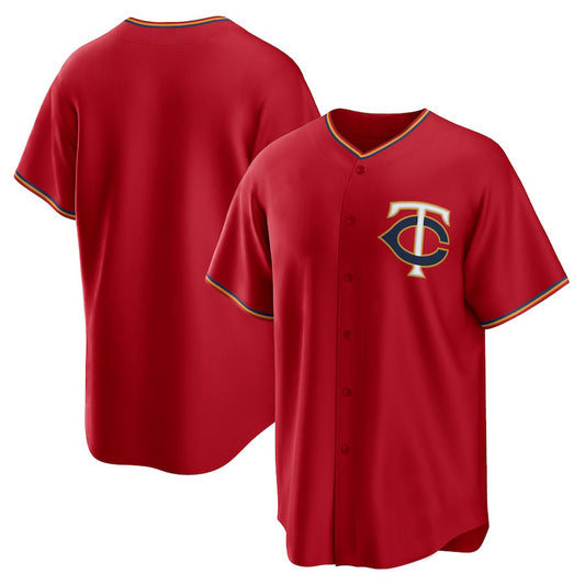 Custom Minnesota Twins Alternate Replica Team Baseball Jersey
