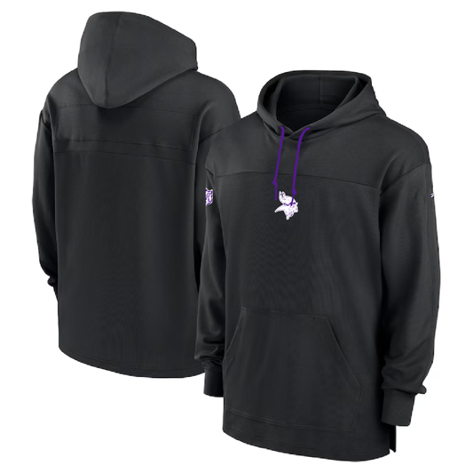 M.Vikings Salute To Service Club Pullover Hoodie Cheap sale Birthday and Christmas gifts Stitched American Football Jerseys