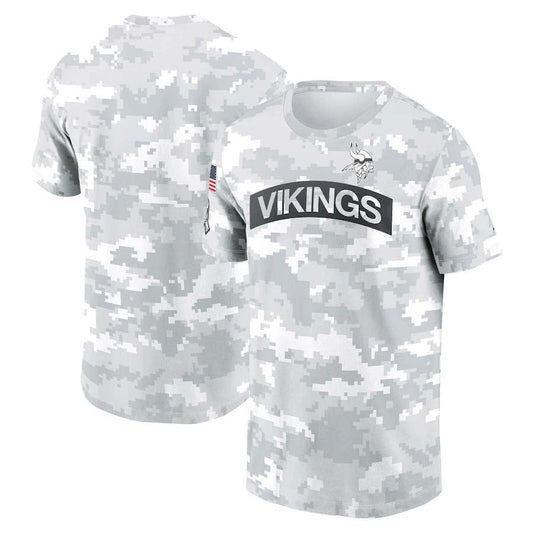 M.Vikings 2024 Salute To Service Club Pullover T-Shirt Birthday and Christmas gifts Stitched American Football Jerseys