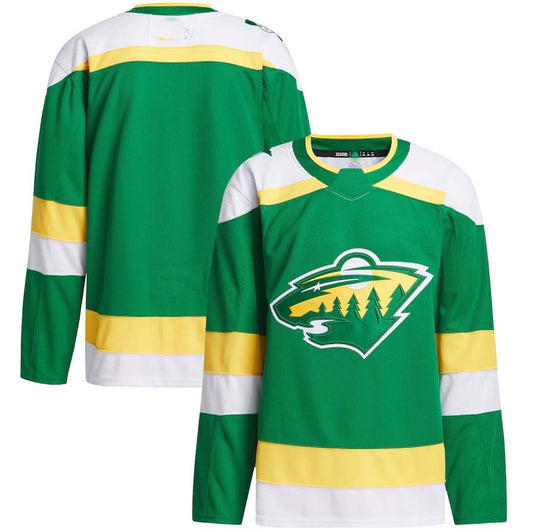 M.Wild 2023-24 Alternate Primegreen Authentic Jersey – Green Stitched American Hockey Jerseys