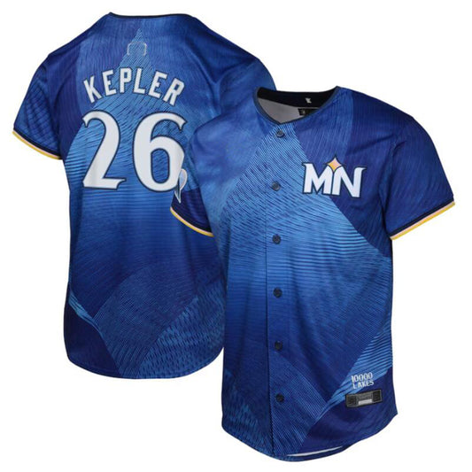 Minnesota Twins #26 Max Kepler Royal 2024 City Connect Limited Player Jersey American Stitched Baseball Jerseys