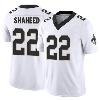 NO.Saints #22 Rashid Shaheed Player White Vapor F.U.S.E. Limited Football Jerseys