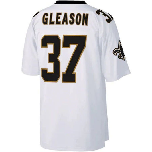 NO.Saints #37 Steve Gleason White Legacy Replica Jersey Stitched American Football Jerseys