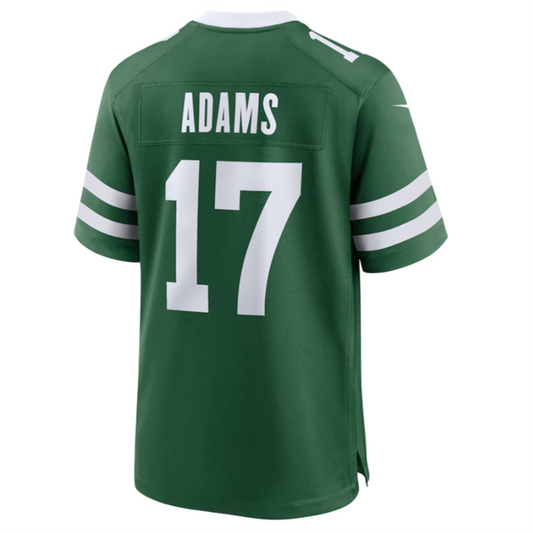 NY.Jets #17 Davante Adams Legacy Green Game Jersey Stitched American Football Jerseys