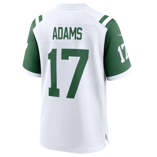 NY.Jets #17 Davante Adams White Player Jersey Classic Alternate Game Jersey