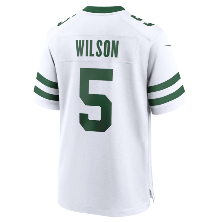 #5 Garrett Wilson Player NY.Jets White Game Football Jerseys