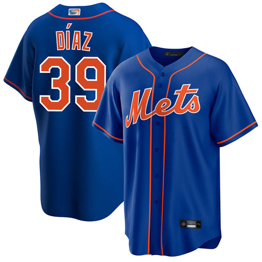 NY.Mets #39 Edwin Diaz Player Black Home Limited Baseball Jerseys