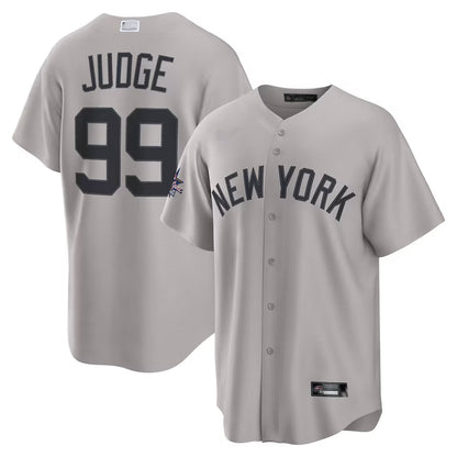 NY.Yankees #99 Aaron Judge Player Gray All-Star Game Road Limited Baseball Jerseys