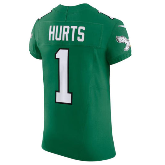 P.Eagles #1 Jalen Hurts Green Alternate Vapor F.U.S.E. Elite Jersey American Stitched Football Jerseys
