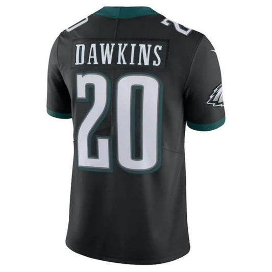 P.Eagles #20 Brian Dawkins Black Alternate Game Retired Player Limited Jersey Stitched American Football Jerseys
