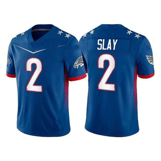P.Eagles #2 Darius Slay 2022 Royal Pro Bowl Stitched Player Jersey American Football Jerseys