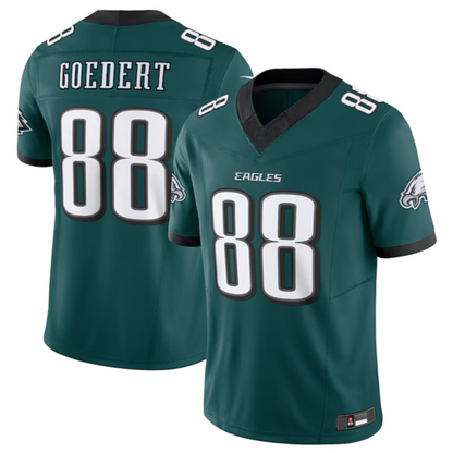 P.Eagles #88 Dallas Goedert Midnight Green Vapor F.U.S.E. Limited Jersey Stitched American Football Jerseys