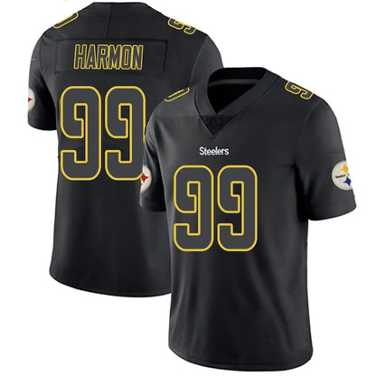 P.Steelers #99 Derrick Harmon Player Black Impact Limited Football Jerseys