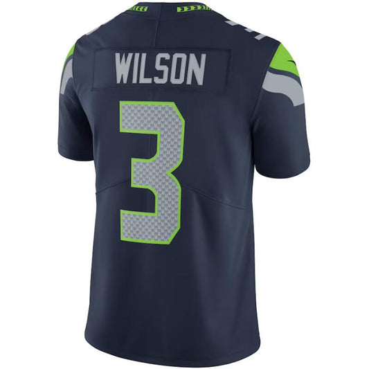 S.Seahawks #3 Russell Wilson College Navy Vapor Untouchable Limited Player Jersey
