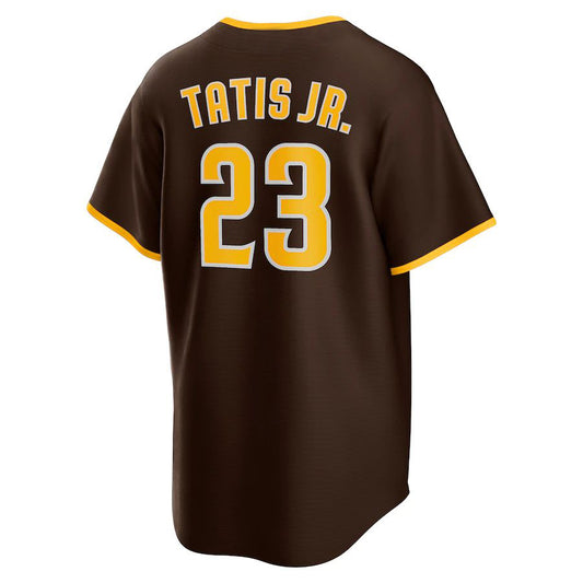 San Diego Padres #23 Fernando Tatis Jr. Brown Alternate Replica Player Jersey