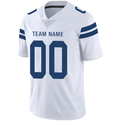 Custom IN.Colts White Personalized Design Football Jerseys
